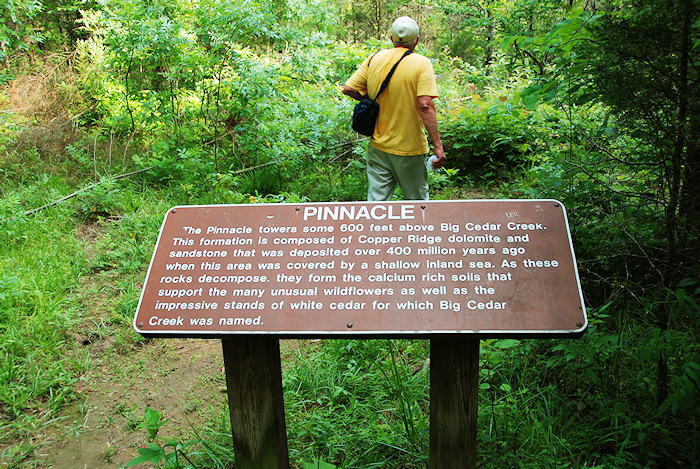 Pinnacle Natural Area Preserve, We enjoy the 1 mile walk al…